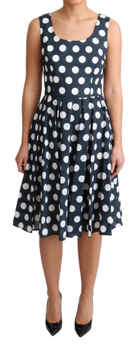 Dolce & Gabbana Polka Dotted A-Line Sleeveless Women's Dress2