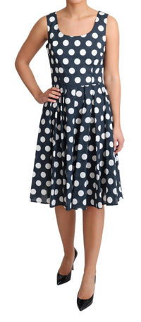 Dolce & Gabbana Polka Dotted A-Line Sleeveless Women's Dress3