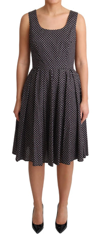 Dolce & Gabbana Elegant Floral A-Line Sleeveless Women's Dress2