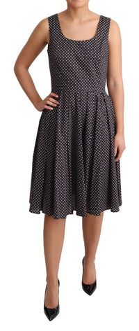 Dolce & Gabbana Elegant Floral A-Line Sleeveless Women's Dress3