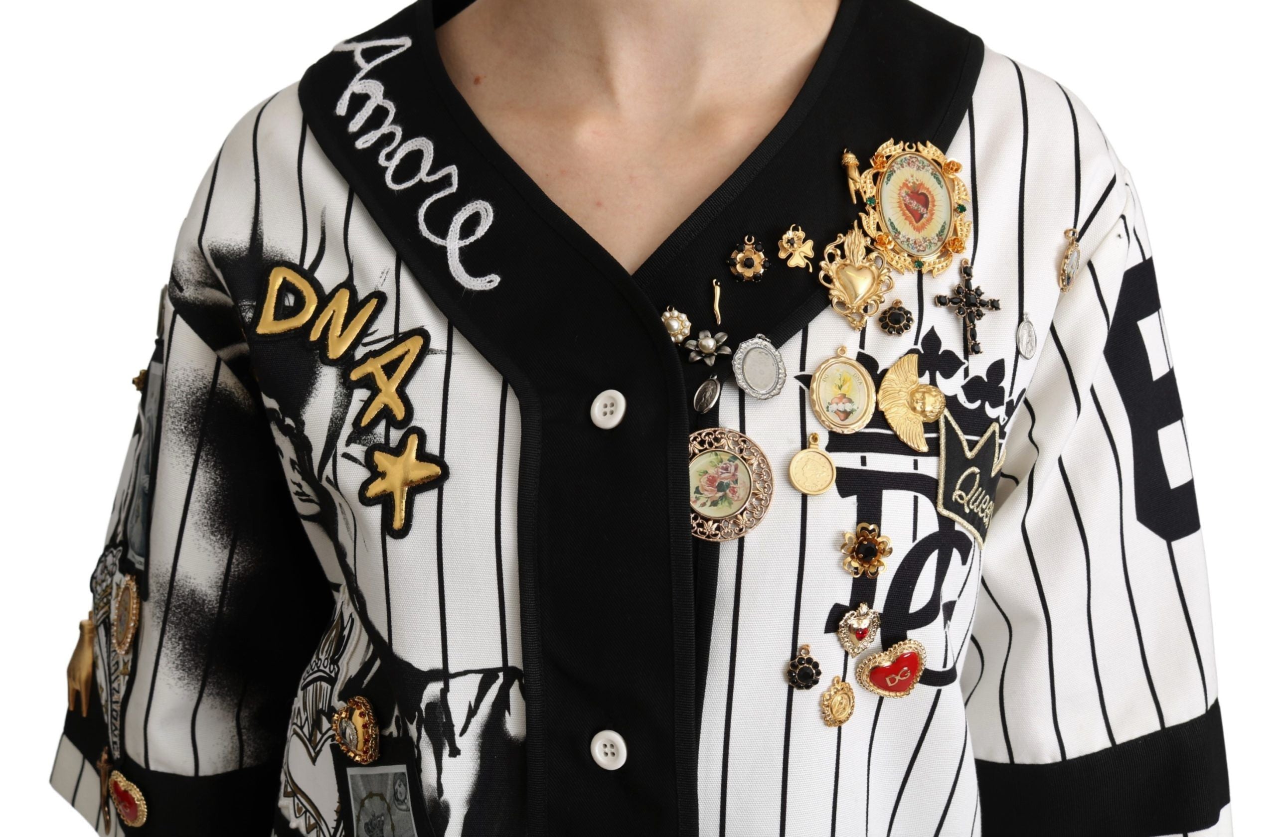 Dolce & Gabbana Women's Embroidered Top in White