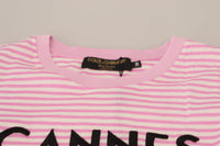 Dolce & Gabbana Exclusive Striped Love Affair Cotton Women's Tee9