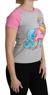 Moschino My Little Pony Roller Skate TShirt Grey