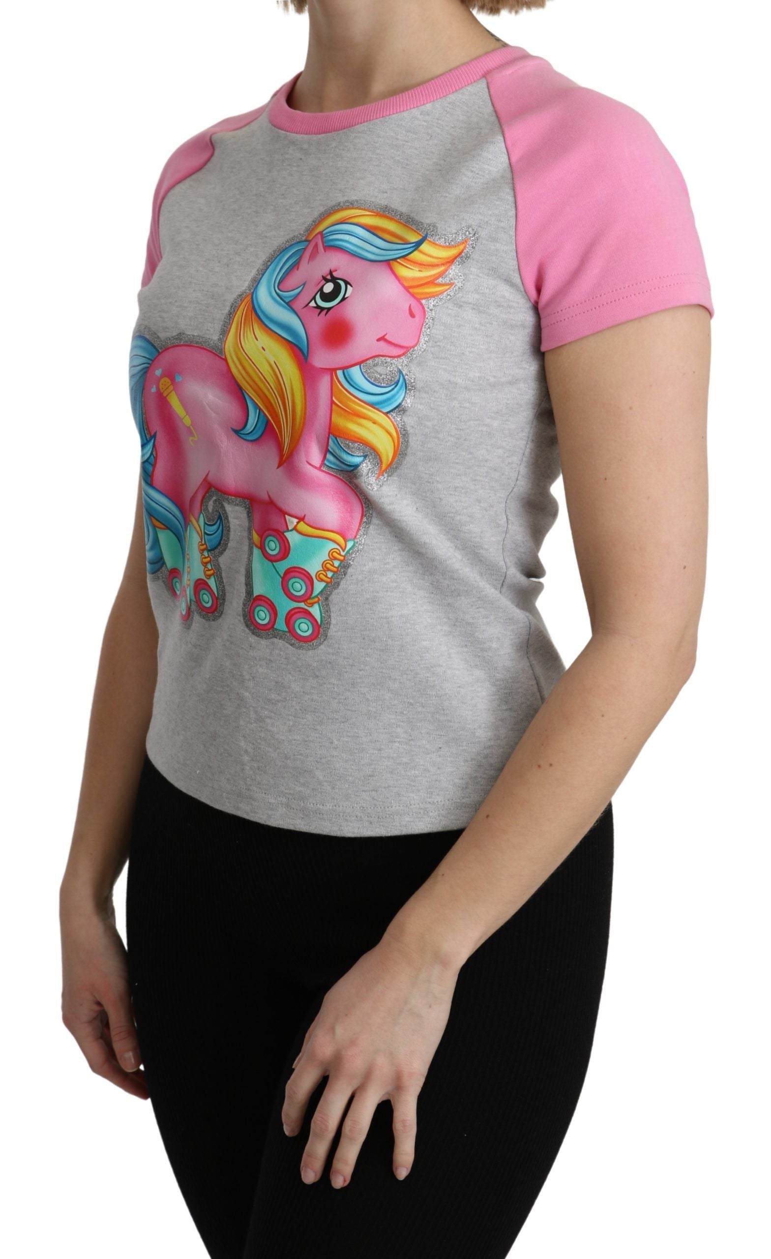 Moschino My Little Pony Roller Skate TShirt Grey