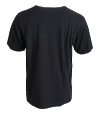 Dolce & Gabbana Gray Crewneck Cotton Short Sleeve  Men's T-shirt6
