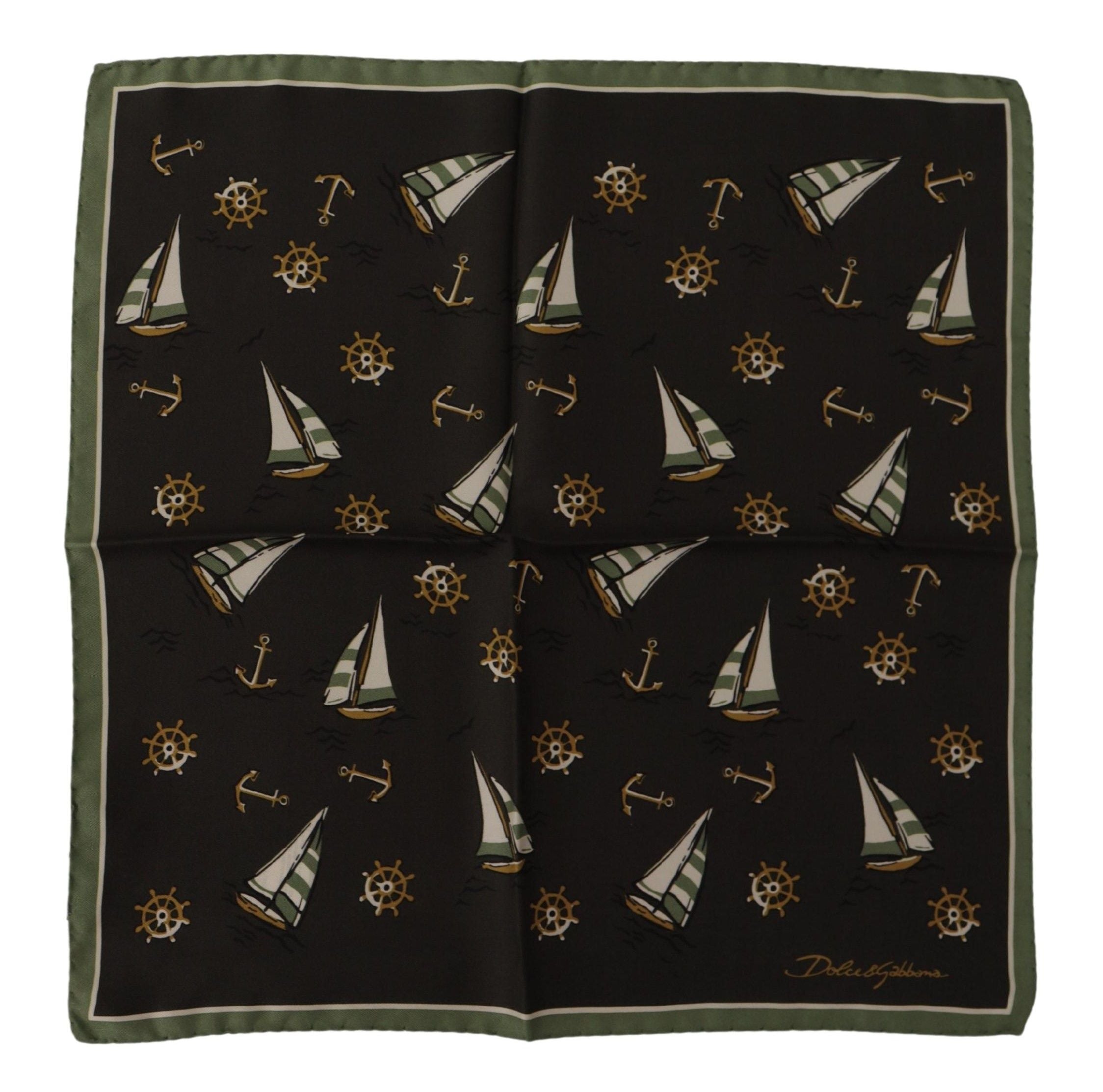Dolce & Gabbana Elegant Multicolor Silk Men's Square Men's Scarf