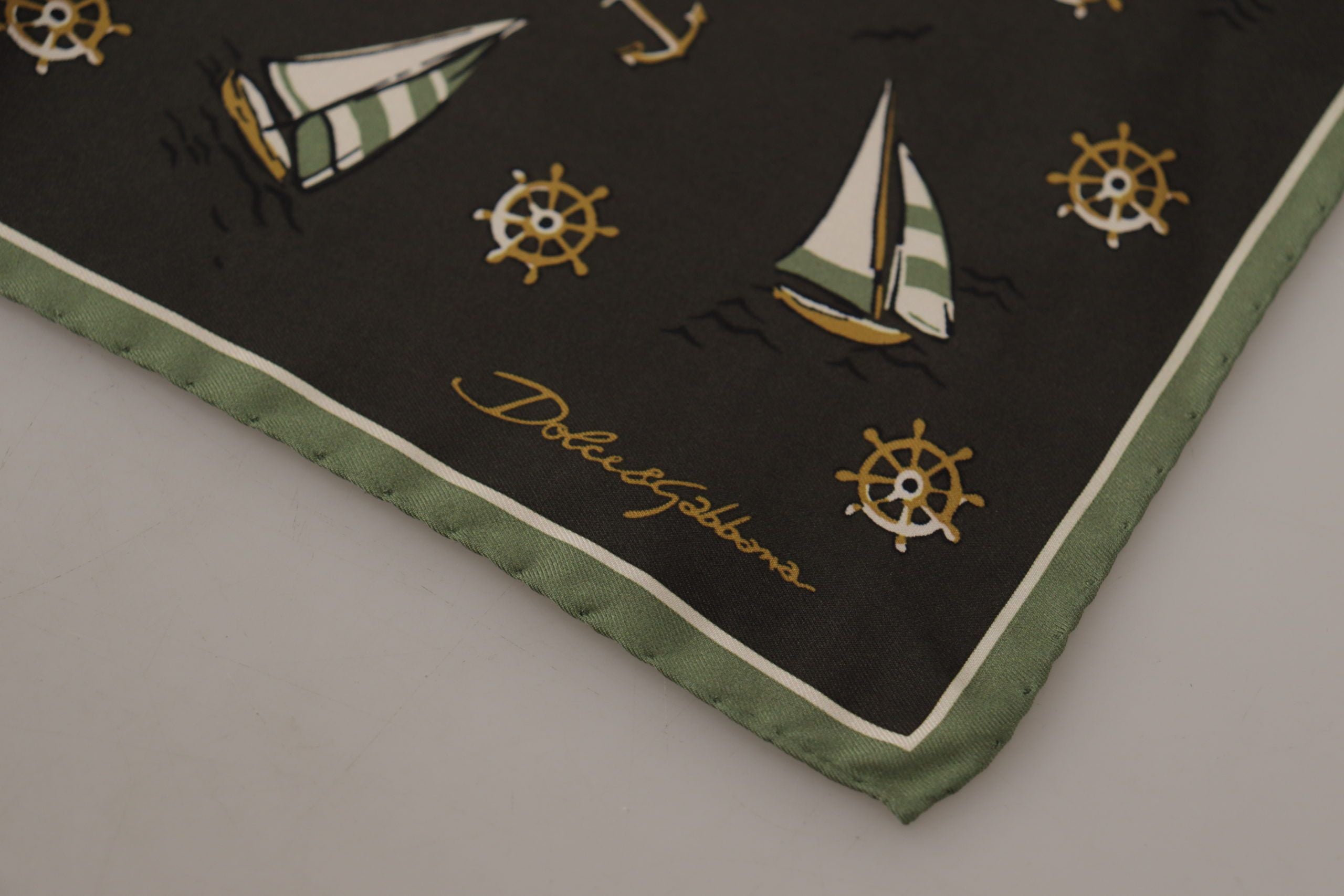Dolce & Gabbana Elegant Multicolor Silk Men's Square Men's Scarf