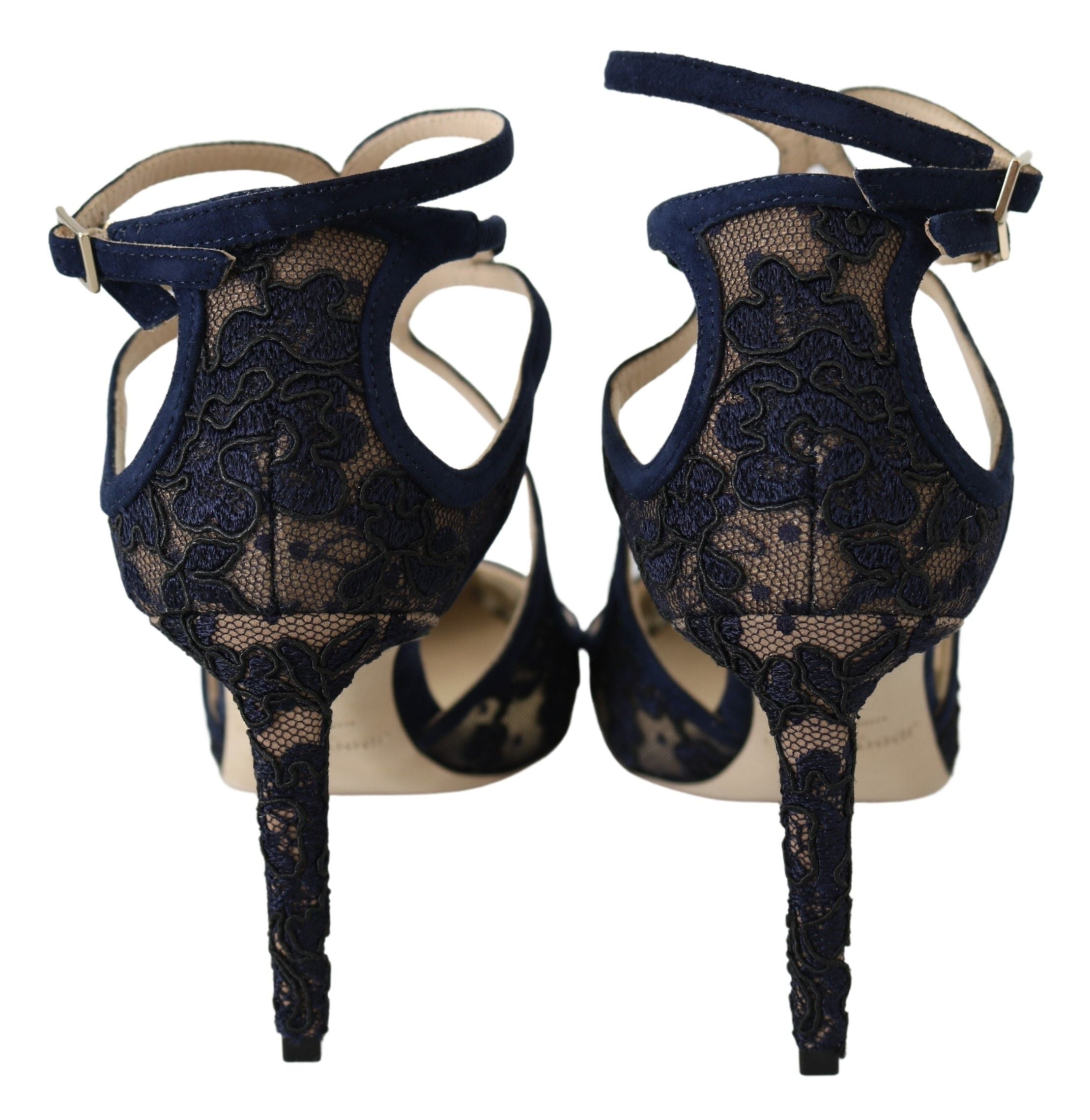 Jimmy Choo Navy Lancer Leather Pumps Elegance Women's Unleashed