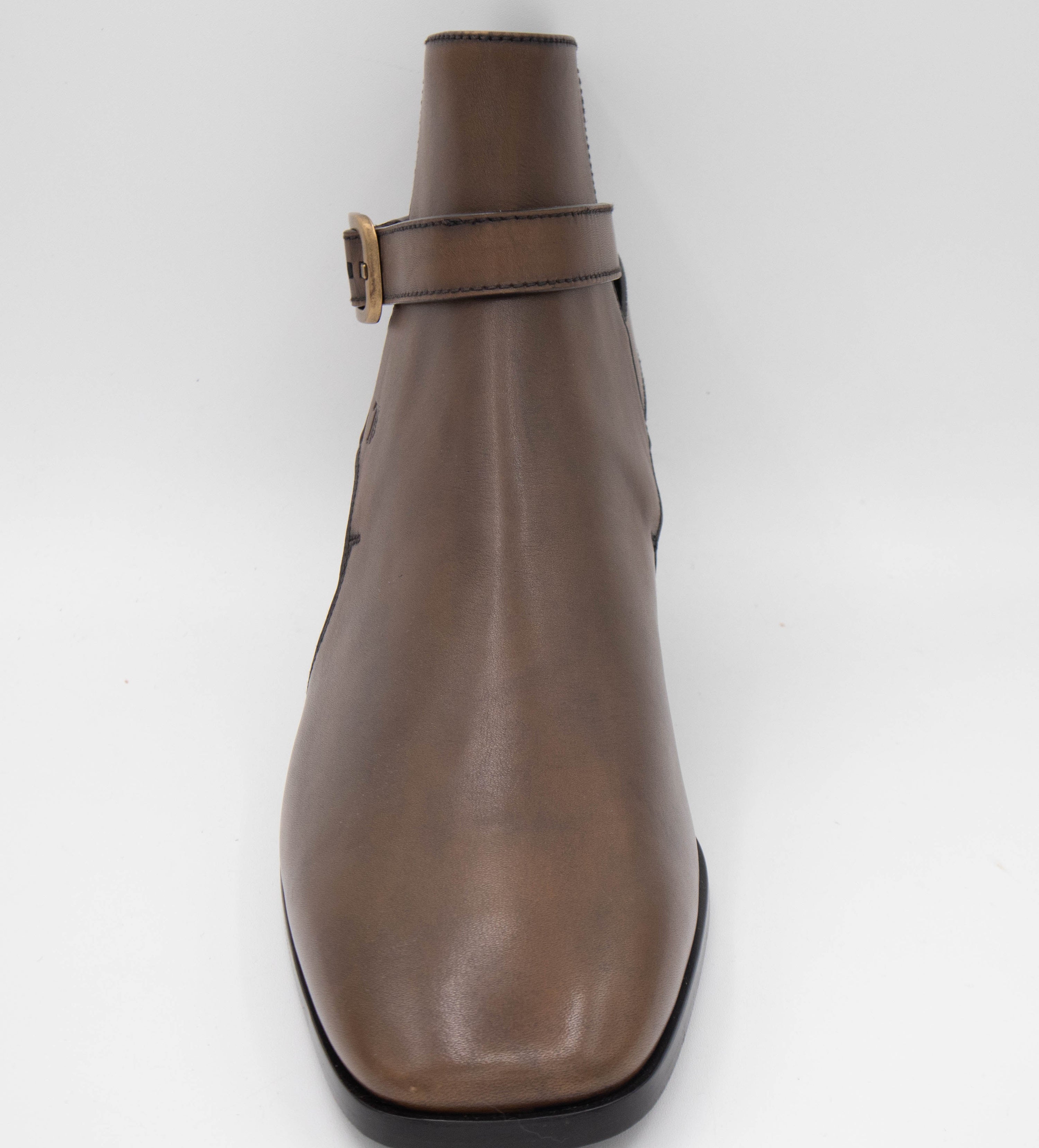 Tods Tod's Leather Buckled Ankle Boots in Brown