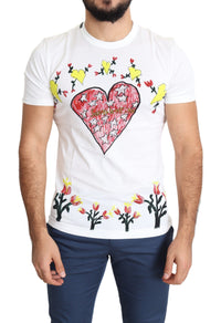 Dolce & Gabbana White Saint Valentine Print Cotton Men Men's T-shirt2
