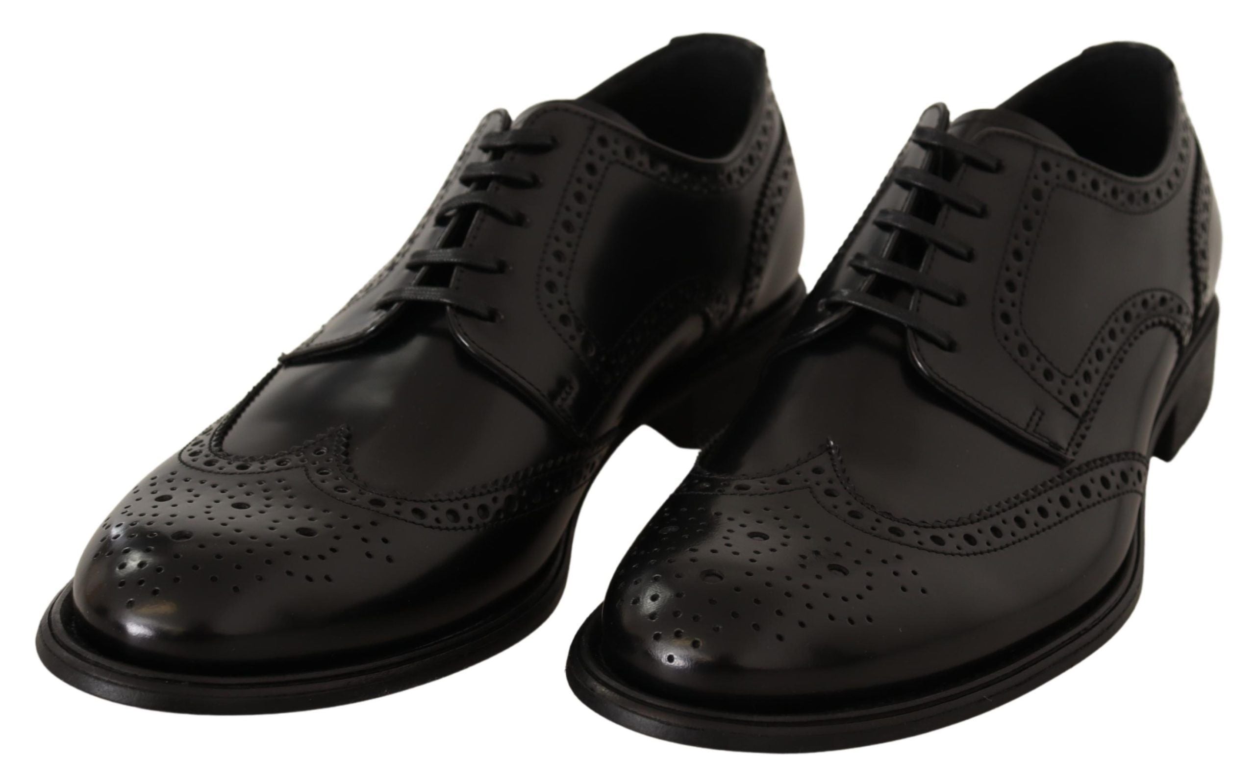 Dolce & Gabbana Elegant Wingtip Derby Oxford Men's Shoes