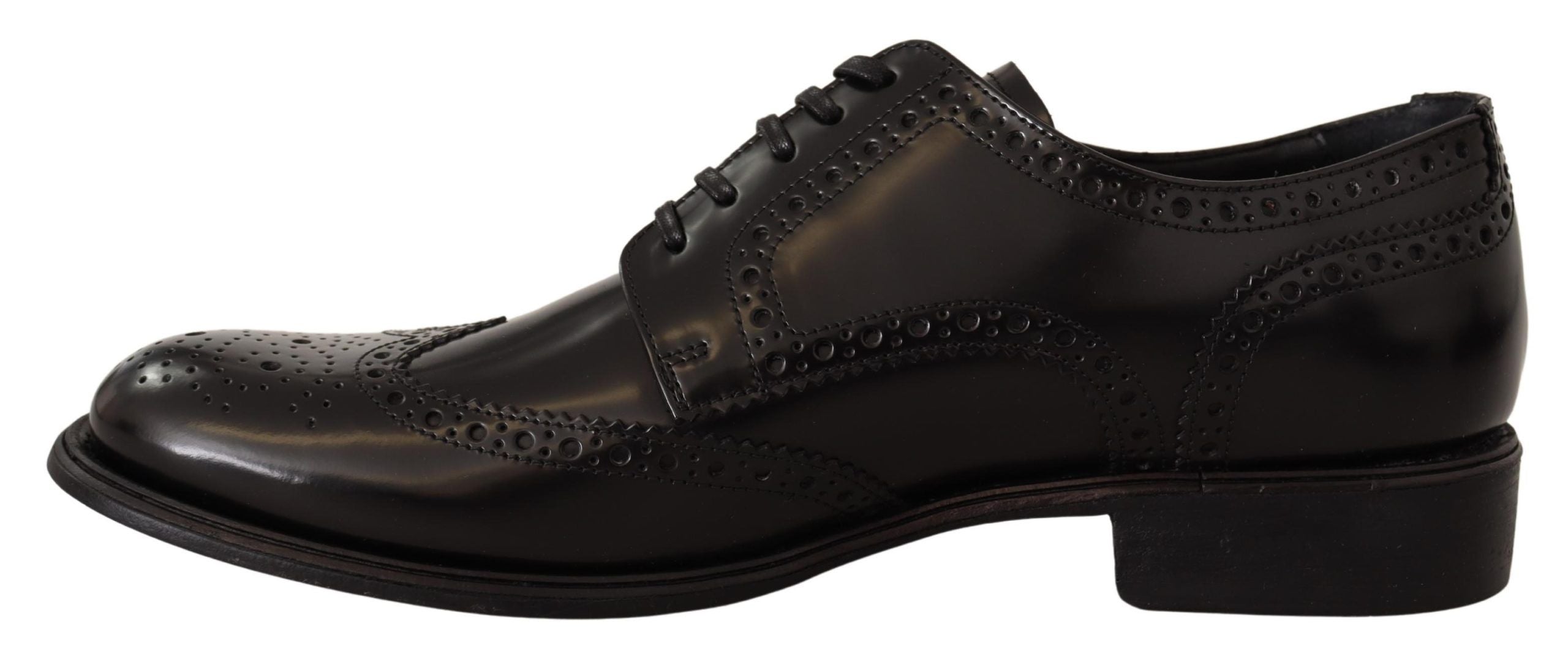 Dolce & Gabbana Elegant Wingtip Derby Oxford Men's Shoes