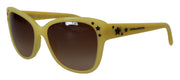 Dolce & Gabbana Yellow Acetate Frame Stars Embellishment DG4124 Women's Sunglasses