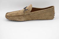 Tods Suede Gommino Driving Shoes with Metal Buckle