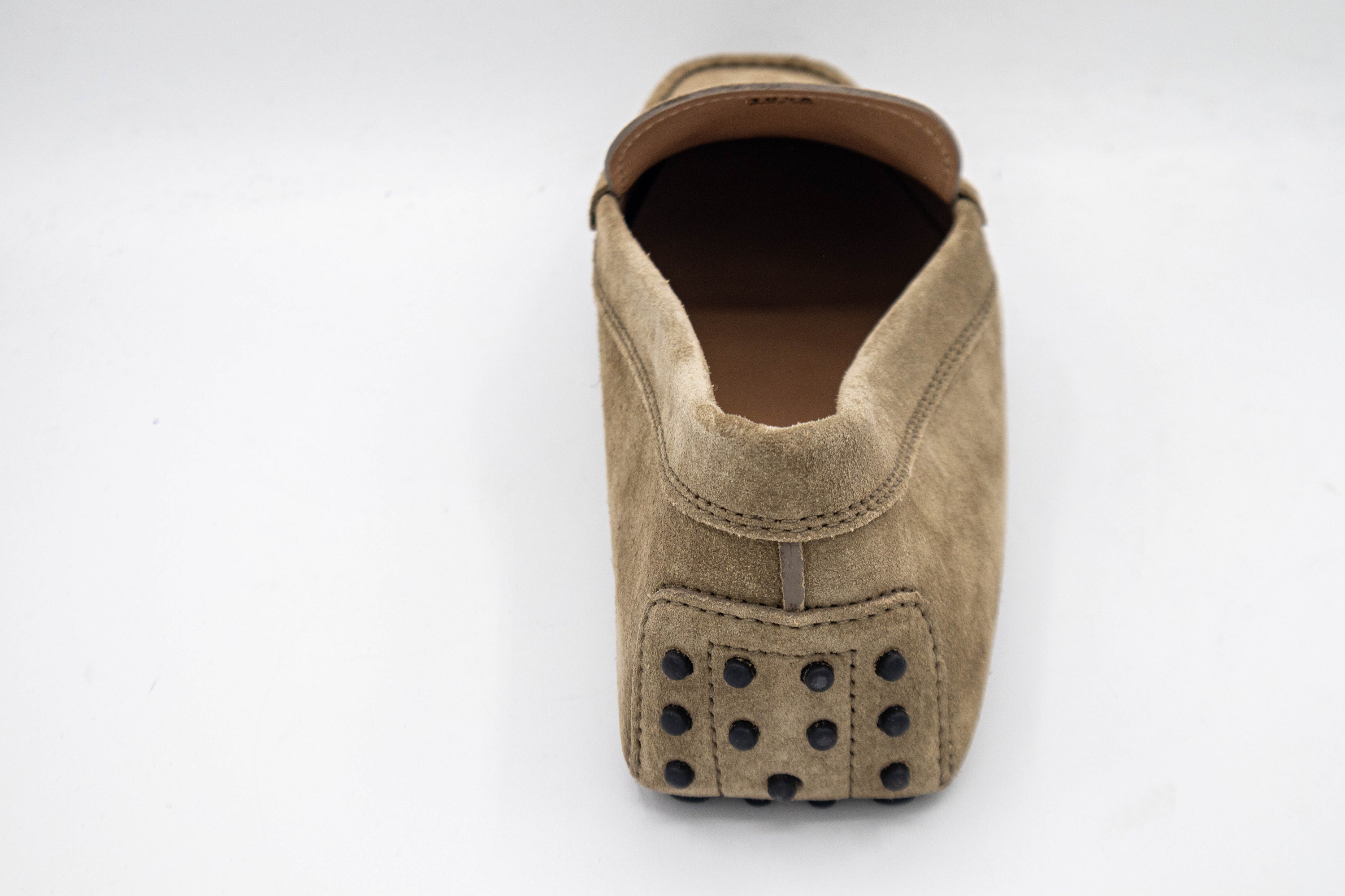 Tods Suede Gommino Driving Shoes with Metal Buckle