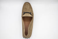 Tods Suede Gommino Driving Shoes with Metal Buckle
