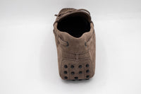 Tods Suede Lace-Up Gommino Driving Shoes Brown