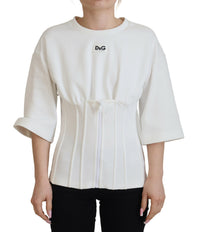 Dolce & Gabbana Elegant Corset Top T-Shirt Women's Blouse1