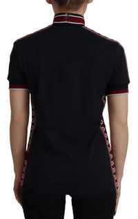 Dolce & Gabbana Elegant Black Turtle Neck Cotton Women's Tee4