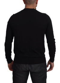Dolce & Gabbana Black Cashmere Button Down Cardigan Men's Sweater6