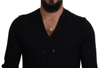 Dolce & Gabbana Black Cashmere Button Down Cardigan Men's Sweater8
