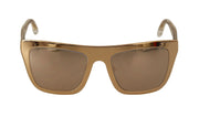 Dolce & Gabbana Gold Plated Metal Mirrored Limited Men's Sunglasses