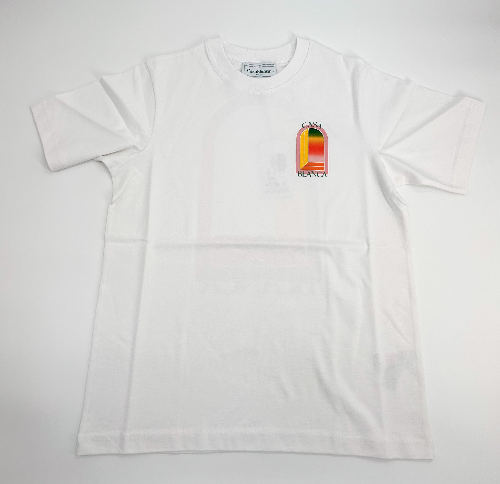 Casablanca Gradient L'Arche Logo Printed T-Shirt