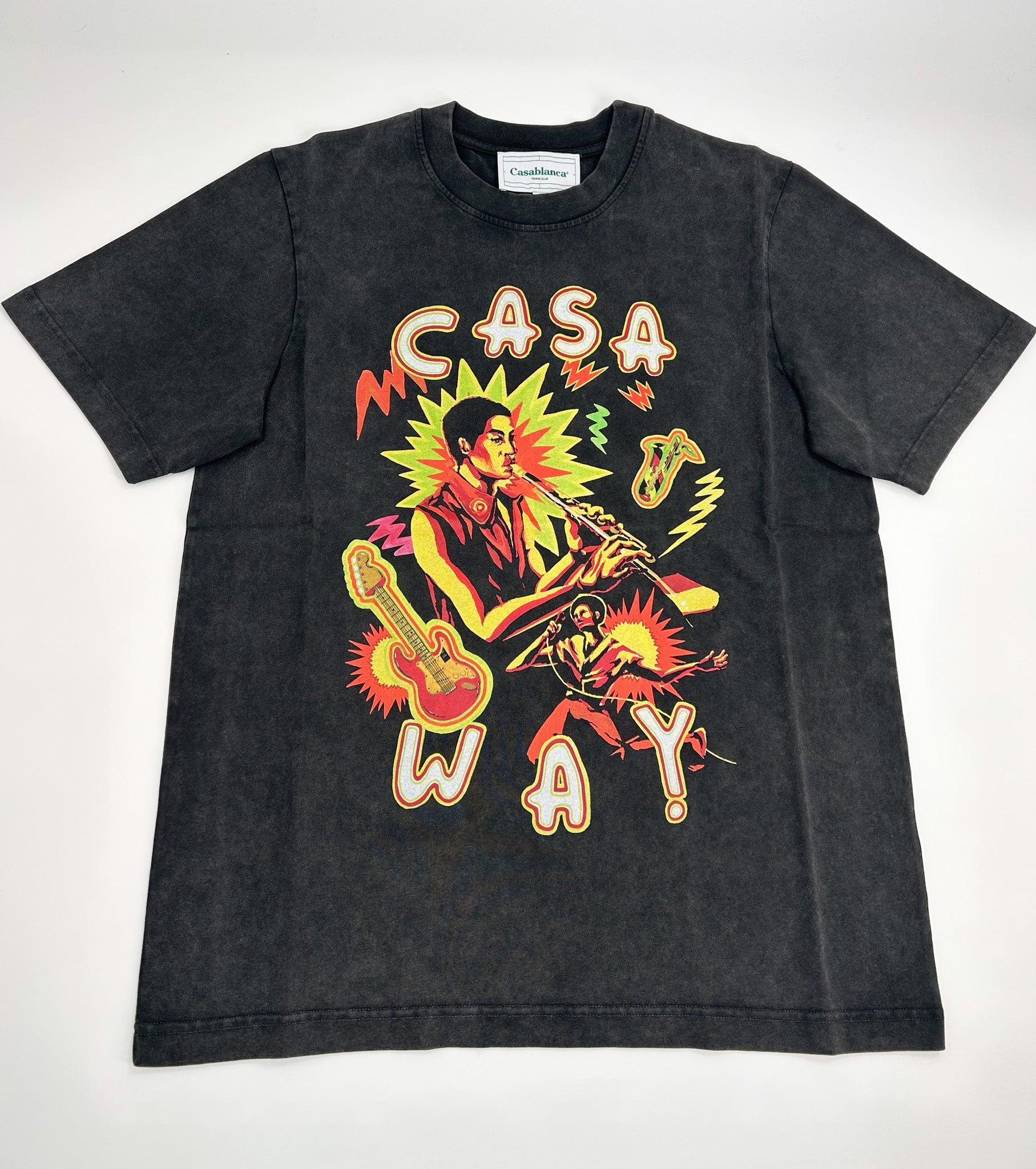 ■Casablanca■MUSIC FOR THE PEOPLEスクリーンプリントTシャツ DHgate.com:Luxe Oversized Casablanca T-Shirt | Premium
