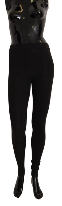 Dolce & Gabbana Elegant Cashmere Gray Tights | Winter Women's Luxury2