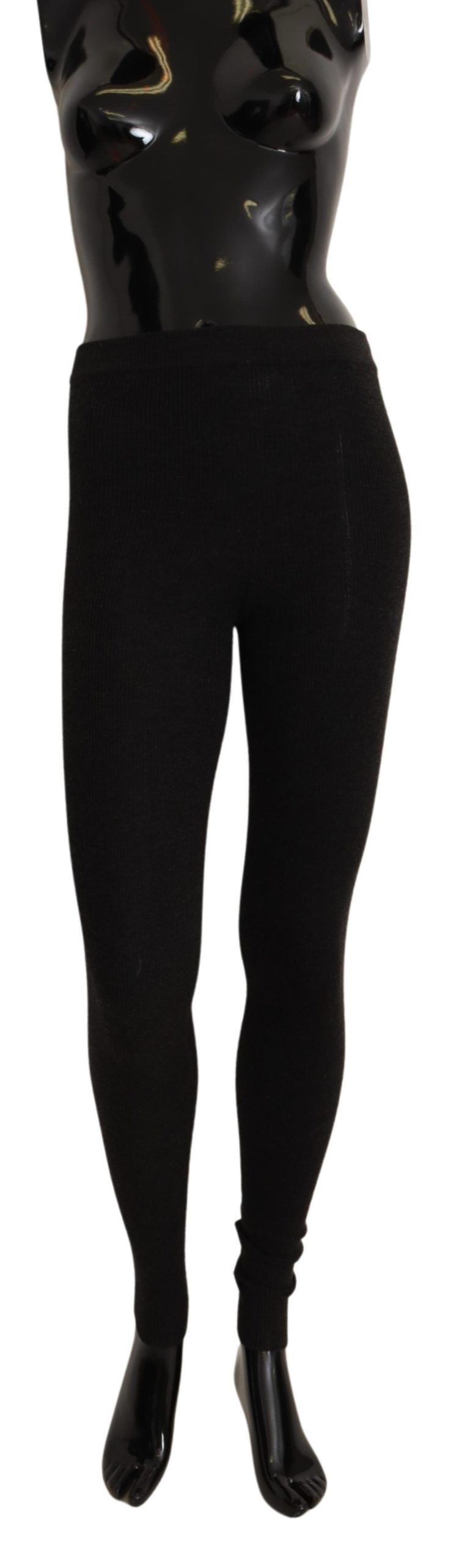 Dolce & Gabbana Elegant Cashmere Gray Tights | Winter Women's Luxury2