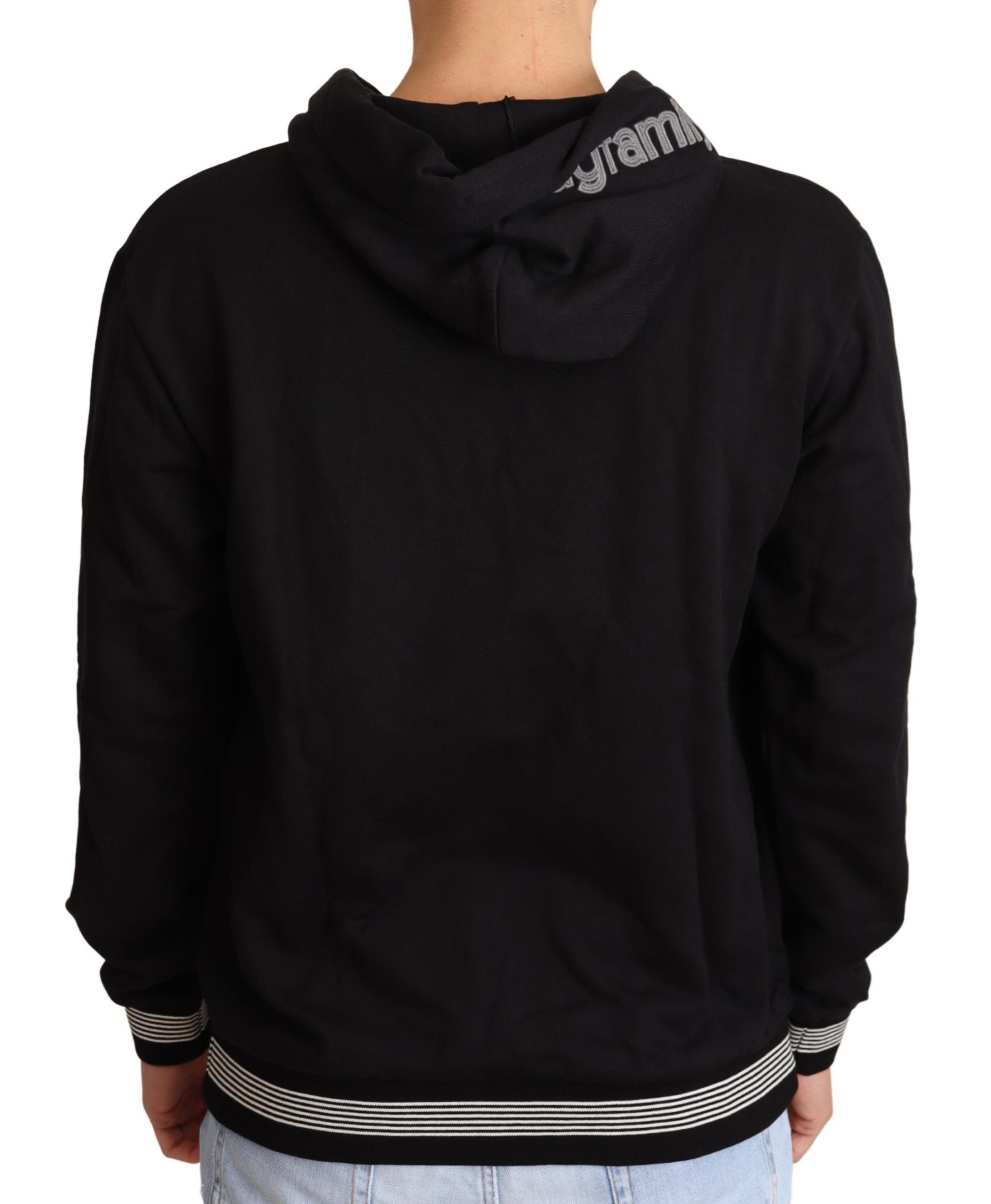 Dolce & Gabbana Black Cotton Hooded #dgfamily Men's Sweater6