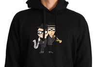Dolce & Gabbana Black Cotton Hooded #dgfamily Men's Sweater10