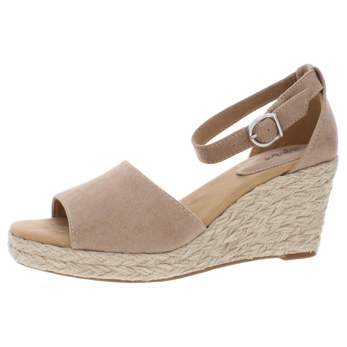 Seleeney Womens Dressy Open Toe Wedge Sandals