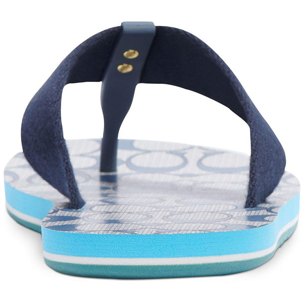 Zoe Webbed Womens Thong Slip On Flip-Flops