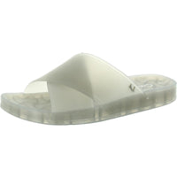 Womens Jelly Slide Sandals 5 Medium Grey