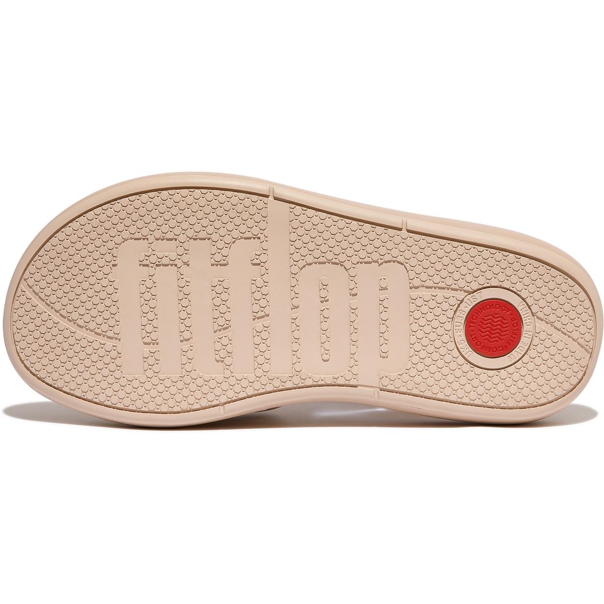 Iqushion D-Luxe Womens Padded Insole Leather Slide Sandals
