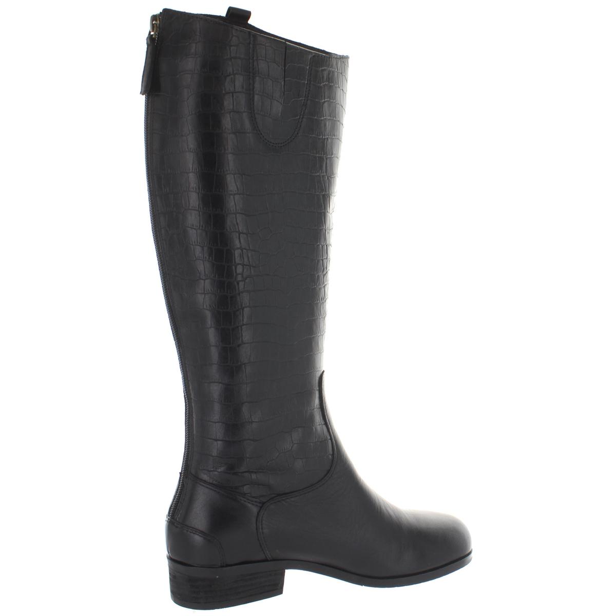 Array Womens Derby Leather Knee-High Riding Boots