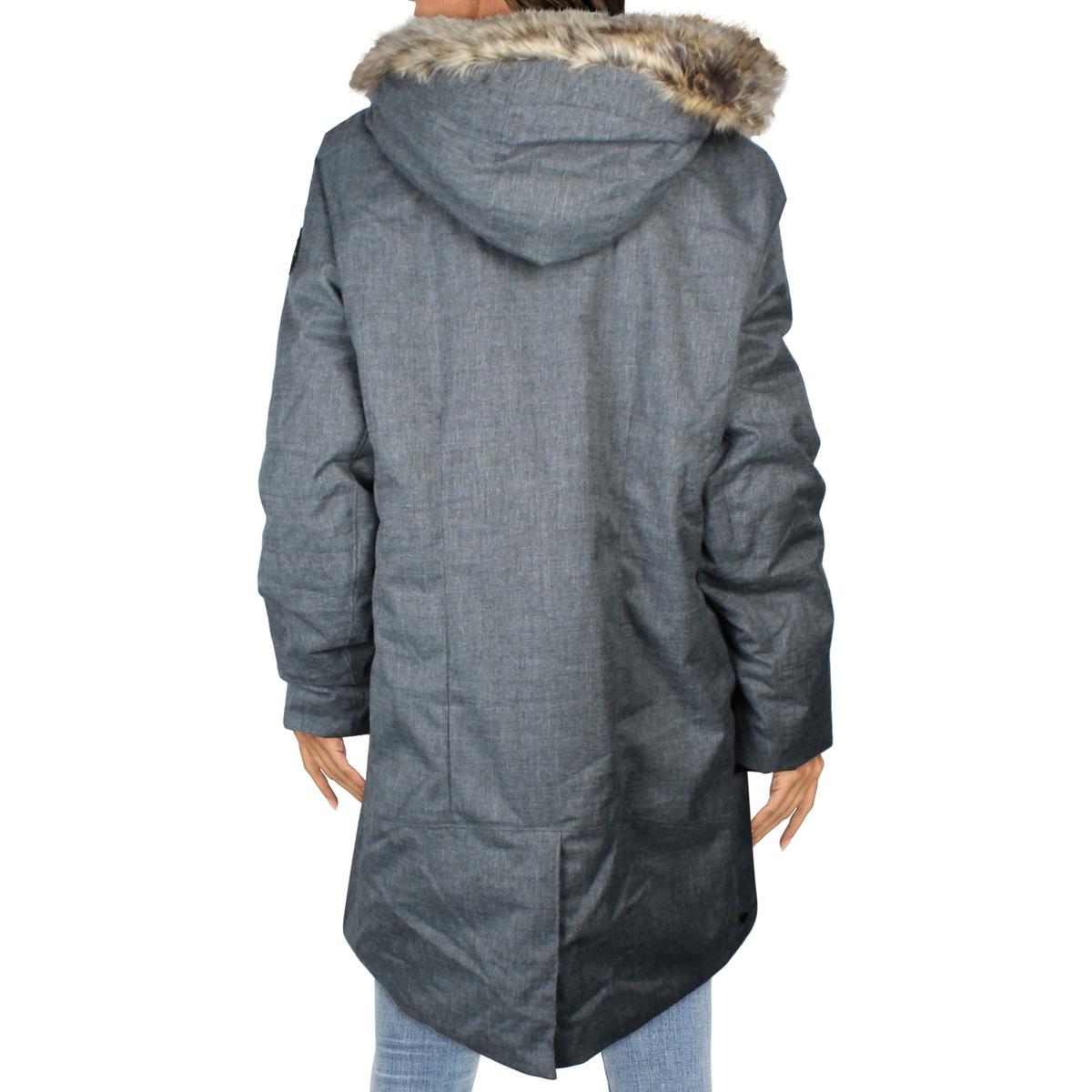 Womens Insulated Polyester Parka Coat