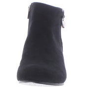 Womens Microsuede Embellished Ankle Boots