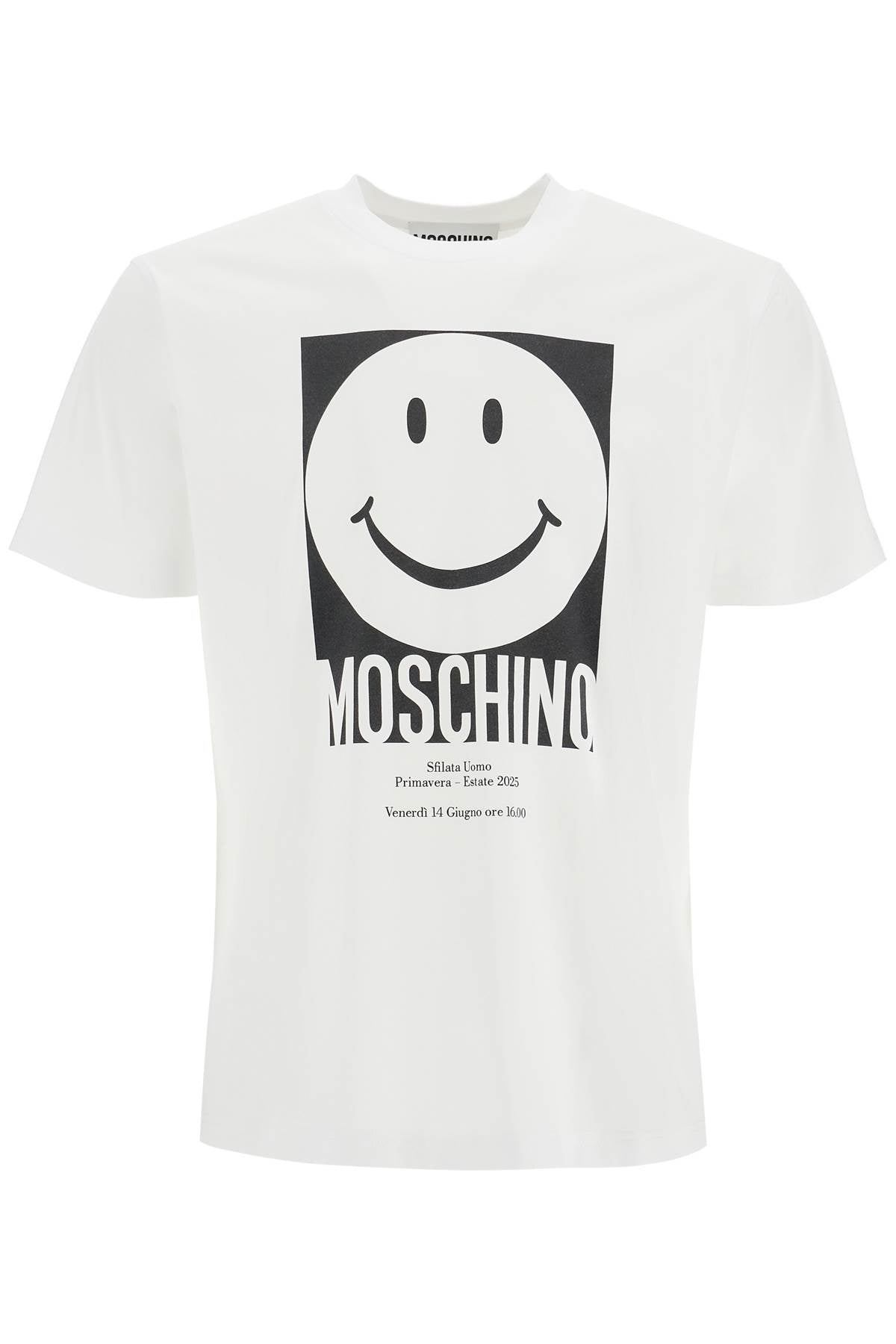 Moschino Men's 'Smiley Print T-Shirt White