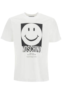 Moschino Men's 'Smiley Print T-Shirt White