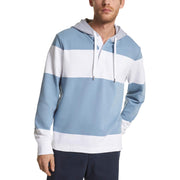 Mens Button Front Heathered Hoodie