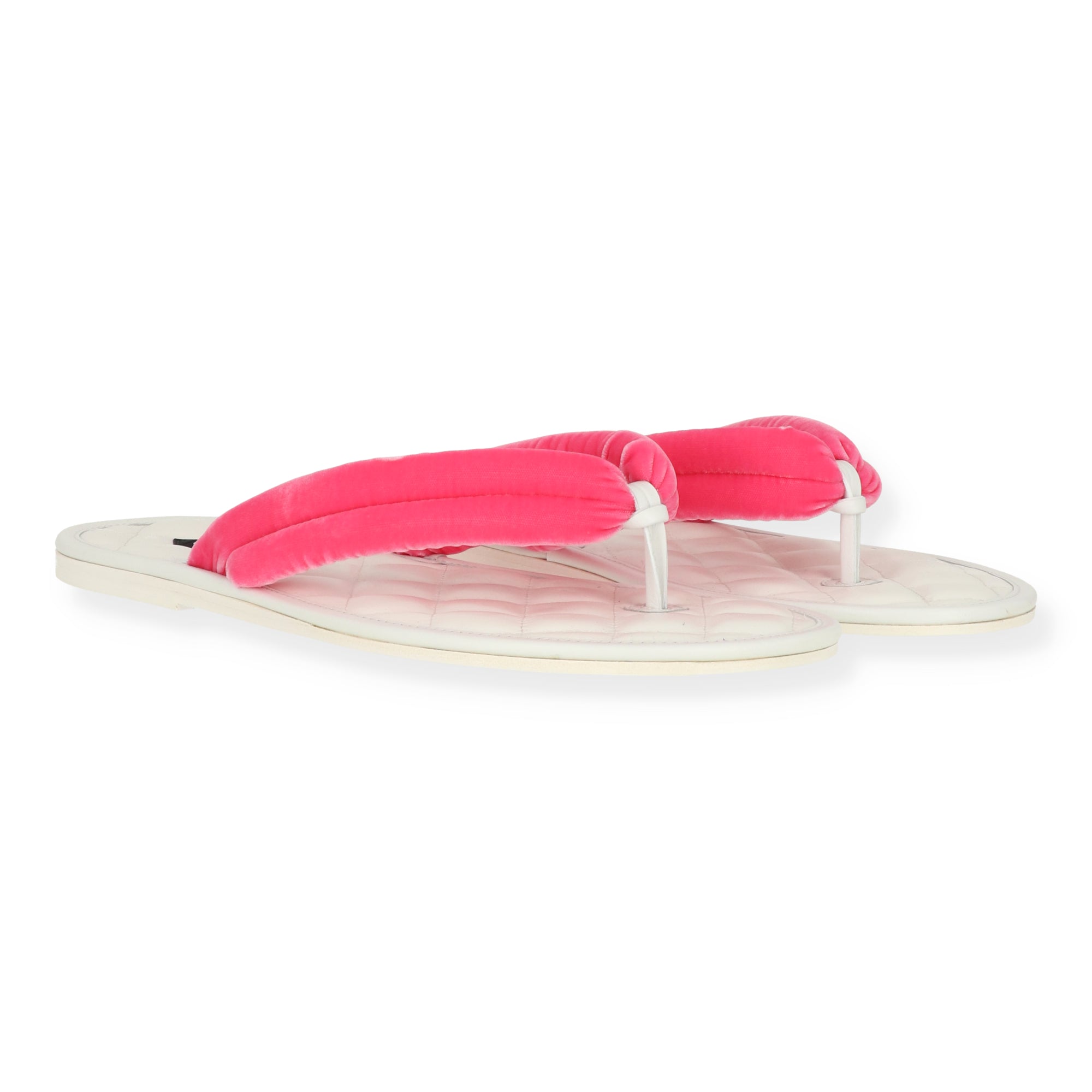 Tom Ford Mens Fuchsia/White Sandal