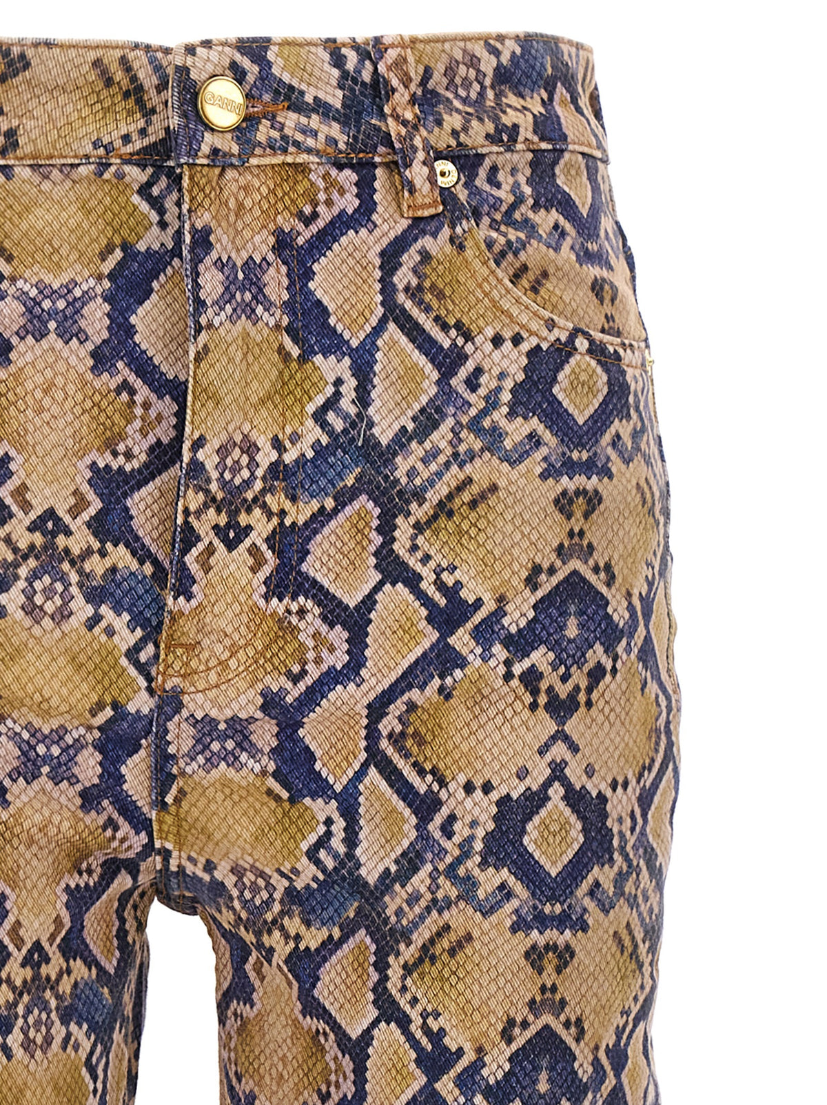 Ganni Women Python Jeans