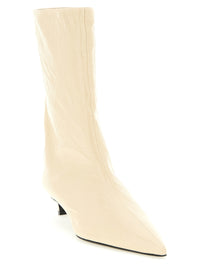 JIL SANDER Jil Sander Women Craquelé Leather Ankle Boots