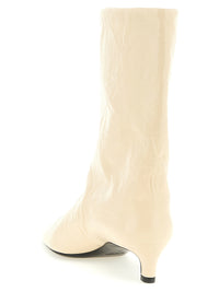 JIL SANDER Jil Sander Women Craquelé Leather Ankle Boots