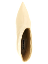 JIL SANDER Jil Sander Women Craquelé Leather Ankle Boots