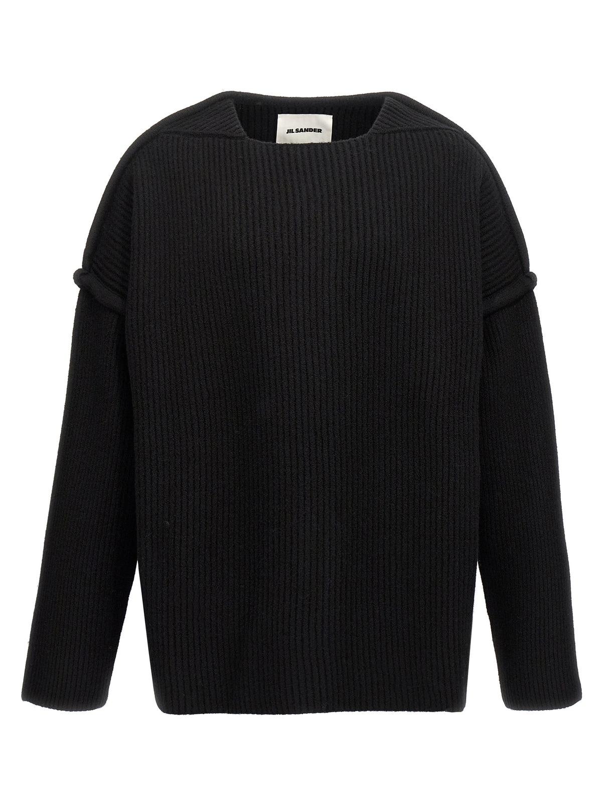 Jil Sander Men Geometric Neckline Sweater