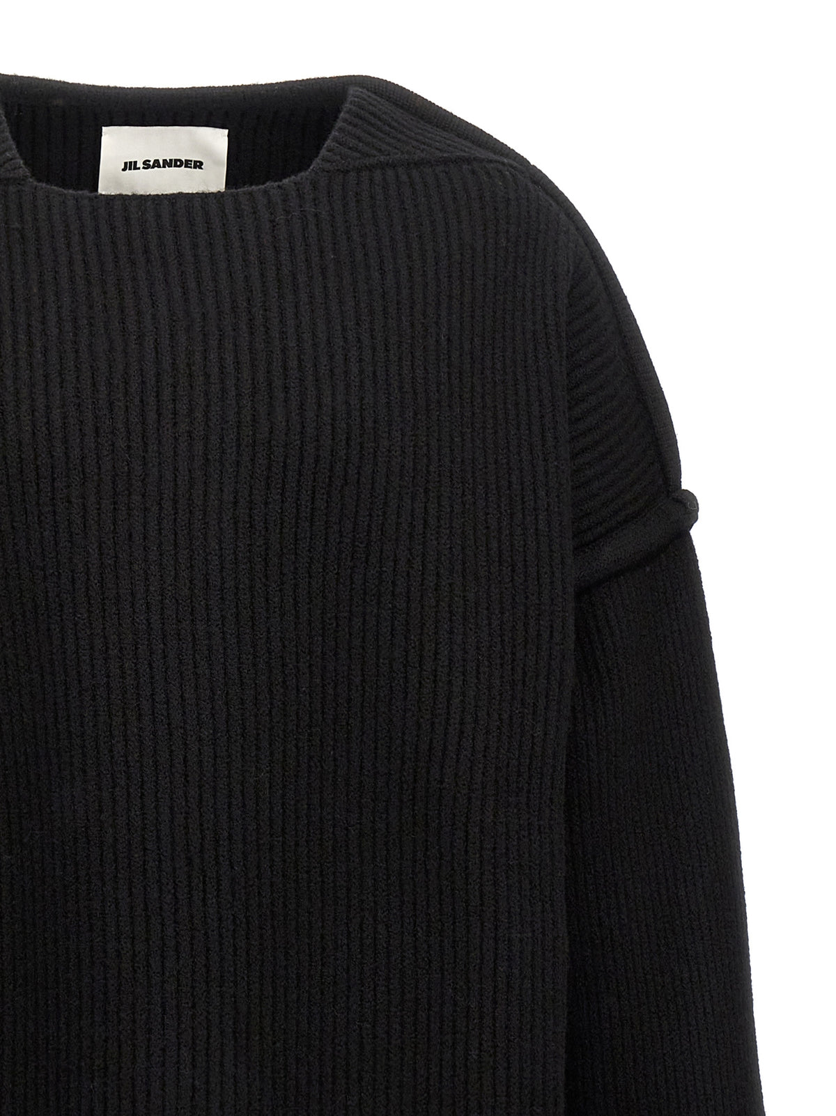 Jil Sander Men Geometric Neckline Sweater
