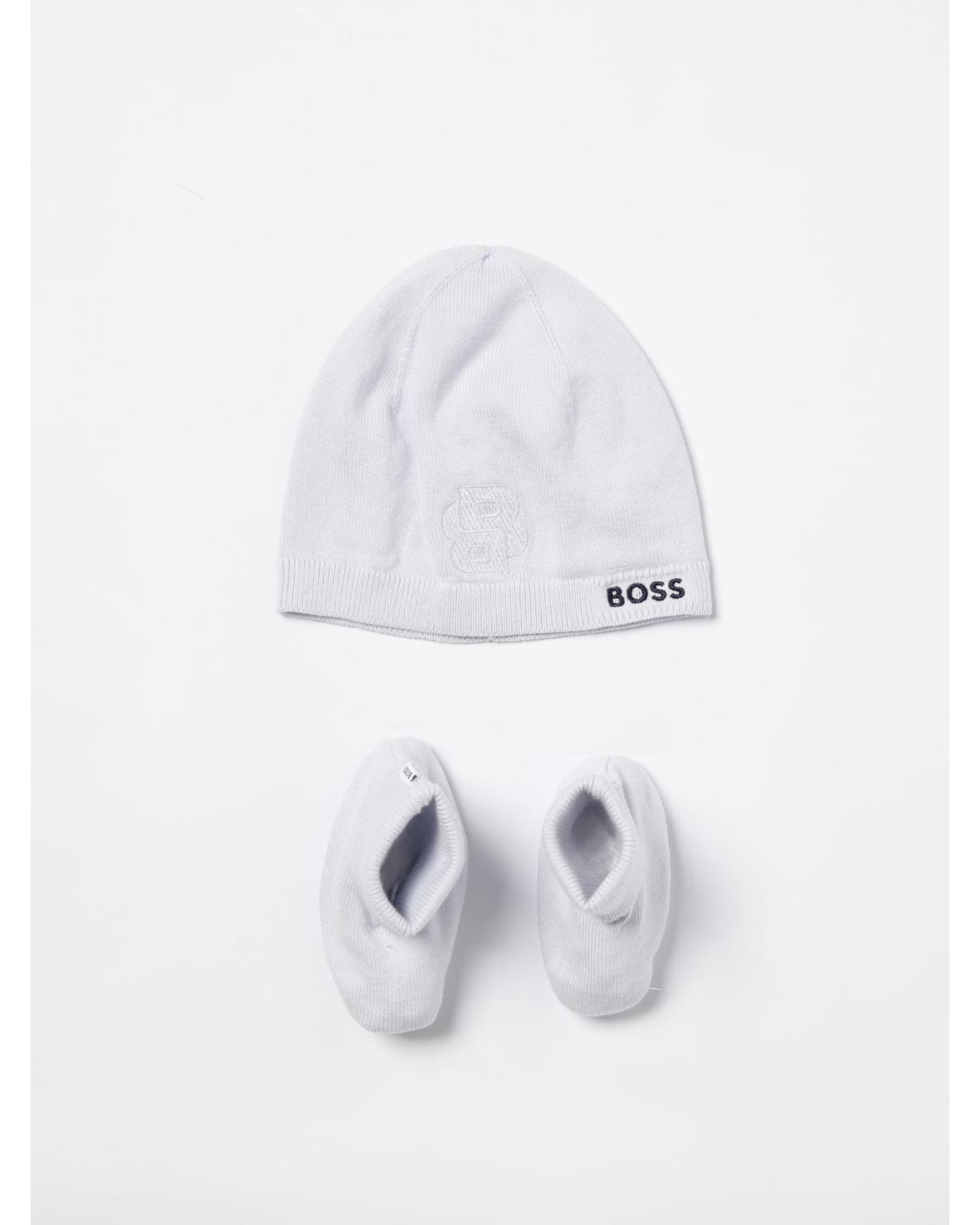 Boss Baby Gift Set Hat Booties Kids Gnawed Blue Blanket Sets